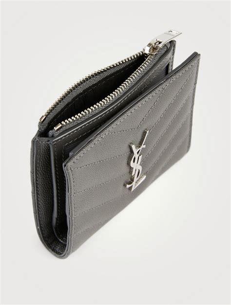 yves saint laurent card holder|saint laurent zipped card holder.